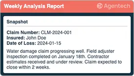 Claim Summary
